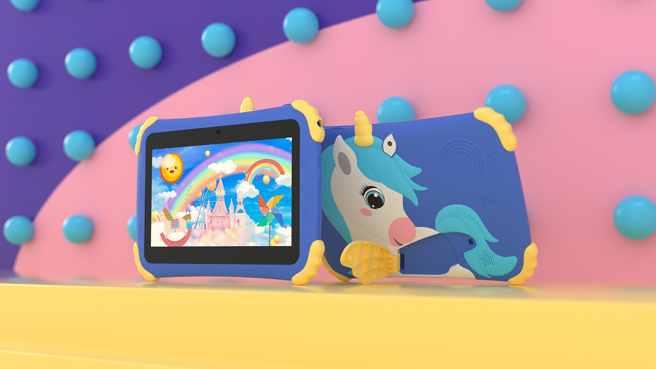 魔力新生 OC渲染技術(shù)下的獨(dú)角獸兒童平板電腦產(chǎn)品動畫探秘